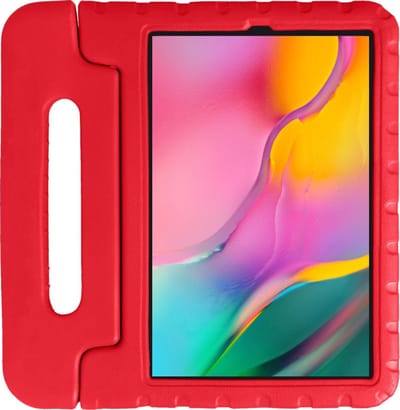 Hoes - Geschikt voor Samsung Galaxy Tab A 8.0 (2019) - Kinderhoes Shockproof Bumper - Kidsproof Case - Tablet Hoesje - Kinder Hoesje Cover - Rood