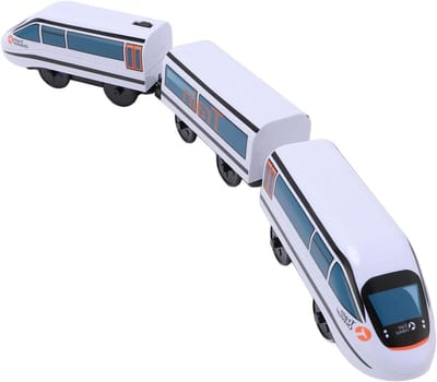 Elektrische Treinset - Speelgoed Trein - Spannende Speeltijd - Op Batterijen Werkend - 3-delig - Multi