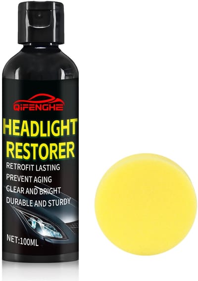 Koplamp restauratie set | Koplamp polijsten | Autokoplamp herstellen & renovatie | Koplamp reparatieset | Headlight polish | Vergelede koplampen verwijderen | UV bescherming Autolampen polijsten | Koplamp coating | Krassen verwijderen auto | 100ML