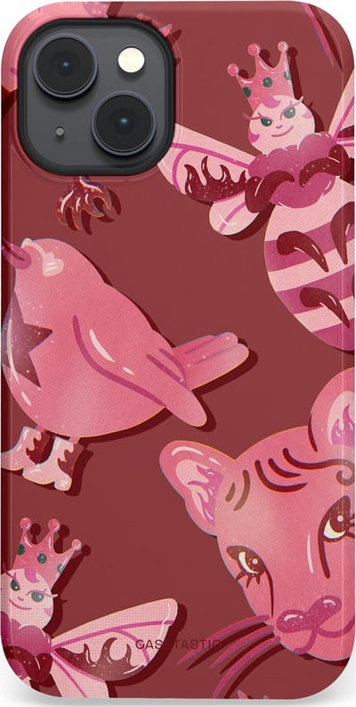 Casetastic Hoesje Geschikt voor Apple iPhone 14 Plus Magsafe - Stijlvolle Beschermende Duo-layer Case - Luxe dieren
