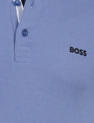 Hugo Boss poloshirt korte mouw blauw