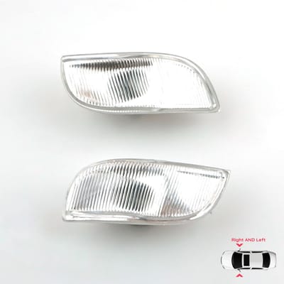 BSP626 Clignotant de Rétroviseur Droit et Gauche Lentille pour Renault Symbol MK3 Dacia Logan Sandero MK2 261653175R 261600977R