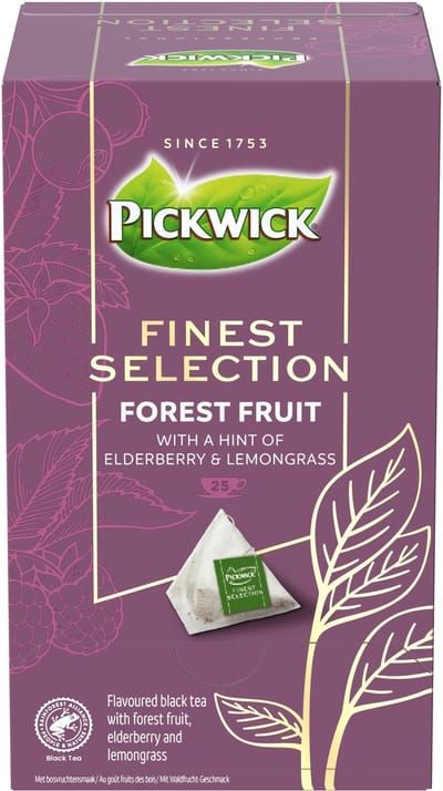 Thee pickwick finest selection forest fruit 25x2gr | 4 stuks