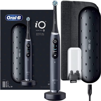 Oral-B iO Series 9 Elektrische Tandenborstel – Magnetische Technologie – 7 Poetsstanden – Smart Display – Reisetui