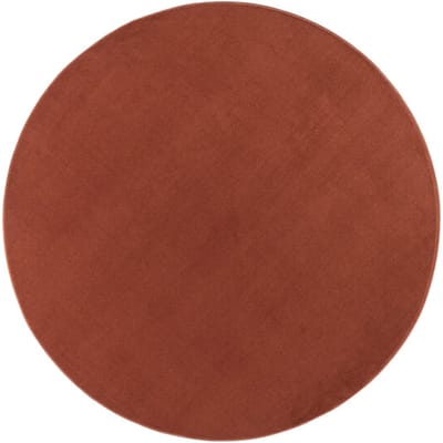 Muratap Relax samba rond wasbaar effen vloerkleed uni tapijt - 160 cm rond