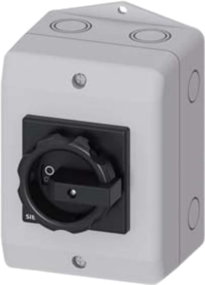 Lastscheidingsschakelaar Zwart 4-polig 16 mm² 32 A 690 V/AC Siemens 3LD22641TC51