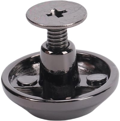 Dailygoods- Klinknagels 20-delige Set - Schroefklinknagels - Punkoorknopjes - Zilveren/Zwarte Legering - Efficiënte Installatie - Gebruiksvriendelijk Ontwerp - Studs