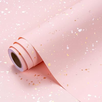 Inpakpapier Rol - Cadeaupapier Folie - Feestelijke Geschenkverpakking - Zijdezachte Folie - 47cm Breed - Roze Goud