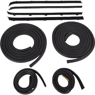 Deurrubber Raamsponning Veegstrip Vilt Rubber Weerstrip Kit 15569072 Vervanging voor C10 C20 C30 K10 K20 K30 R1500 black