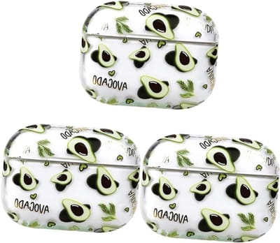 Oortelefoonhoesjes Set - Hoofdtelefoon Beschermer - Veilige Opslag - Cartoon Fruit Ontwerp - 6 x 9 x 5 cm