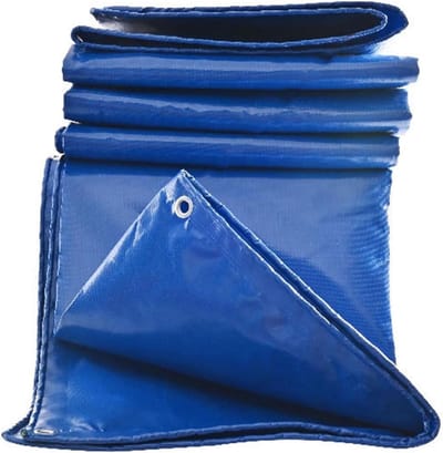 Waterdicht Zeildoek - Afdekzeil Zwaar - Buiten Beschermen - UV Bestendig - 400 x 440 cm - Blauw