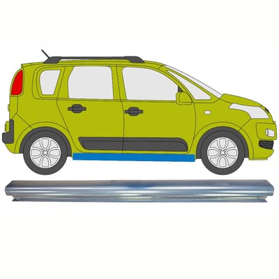 Reparatie dorpel voor Citroen C3 Picasso 2008- / Links = Rechts (symmetrisch)