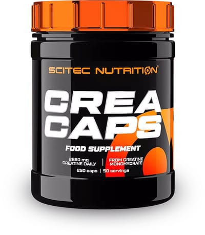 Scitec Nutrition® - Crea Caps (250 capsules) - 50 doseringen - creatine monohydraat - creatine capsules