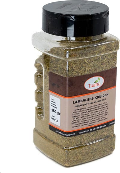 Tuana Kruiden - Lams Kruidenmix Special - Strooibus 100 Gram - Tuanashop - MP-L-0002