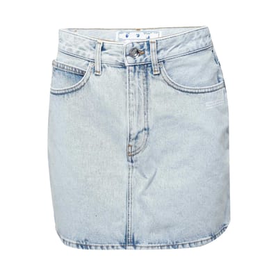 Off White Denim minirok voor dames (Lichtblauw)