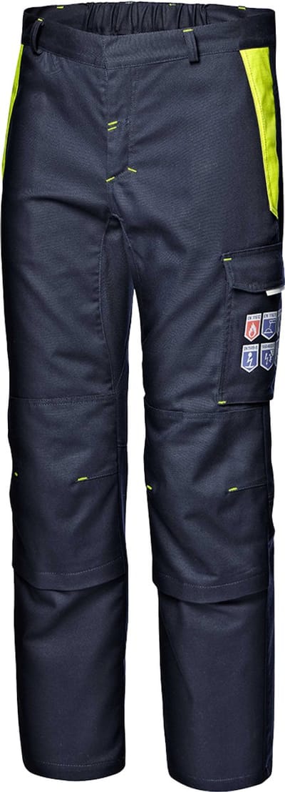 SIR SAFETY OPERATION POLYTECH STRETCH Werkbroek HEREN Veiligheidsbroek Blauw Geel - Brandvertragend - Antistatisch