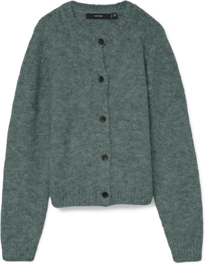 VERO MODA - VMNOVAH LS O-NECK BUTTON CARDI GA NOOS - Dames - Cardigans
