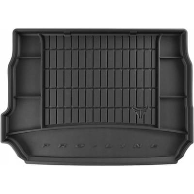 Rubber Kofferbakmat met Organizer Functie – Geschikt voor PEUGEOT 2008 I 2013-2019 – TPE Rubber – Anti-slip – Hoge Rand 5 cm