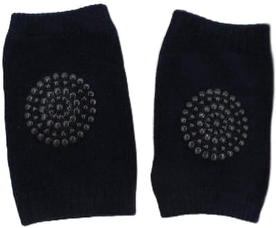Okado Baby Kniebeschermers 2 Paar Zwart – Anti-Slip Kniebescherming voor Kruipende Baby’s – Zachte Kniepads voor Baby en Peuter – One Size Unisex