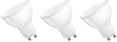 Spectrum LED Lamp GU10 4W - 230V - 300 Lumen - 3000K Warm Wit - Gezellig licht - Energiezuinig - 3 stuks