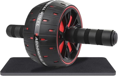 Automatische Abrollwiel voor Buikspiertraining - 4D Buikoefenrol met Elleboogondersteuning voor Thuisfitness