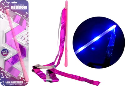 Johntoy glitter lint met licht - speelgoed met LED effect.
