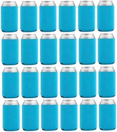 Blik Koelers - Blik Houders - Feestartikelen - Op Maat Te Maken - 48 Stuks - Robin Egg Blauw