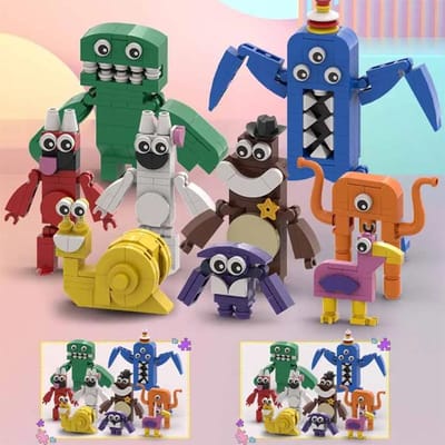 2025 Nieuwe Monster Garten BanBan Bouwstenen Set Anime Actiefiguren Dierlijke Stenen Speelgoed Set voor Kind Verjaardag Pasen Kerst Cadeau