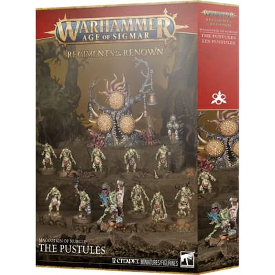 Beeldje Games Workshop Warhammer AoS - Maggotkin of Nurgle : The Pustules