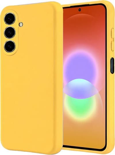 Hoesje - Geschikt voor Samsung Galaxy A27 - Sterk & Shockproof - Hoes Cover - Siliconen Case - Geel