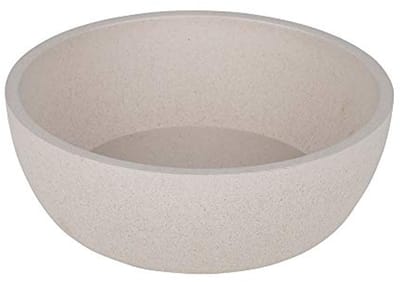 Bamboe Hondenbak - Stijlvol en Duurzaam - Klein: 14 x 14 x 5,2 cm (570 ml)