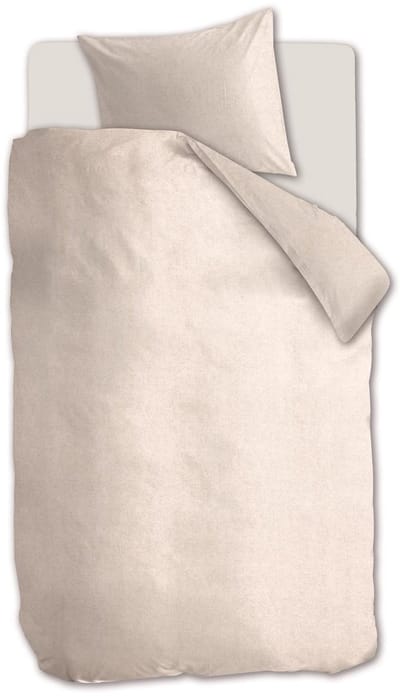 Beddinghouse Frost dekbedovertrek - Effen - Eenpersoons - 140x200/220 cm - Wit