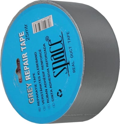 Benson Reparatietape - Sterk en Duurzaam - 25 meter - Space Grijs
