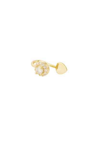 Neus- en oor cuff sparkly - Verkleurt niet - Cadeau - Goudlief
