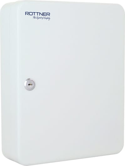 Rottner Sleutelkast Grace voor 93 sleutels - Wit - 30x24,5x8,5cm