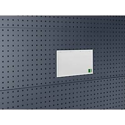 Bott Perfo geperforeerde bordenzak voor documenten, voor A4 liggend formaat, met transparant deksel, B 300 x D 4 x H 215 mm, lichtgrijs RAL 7035