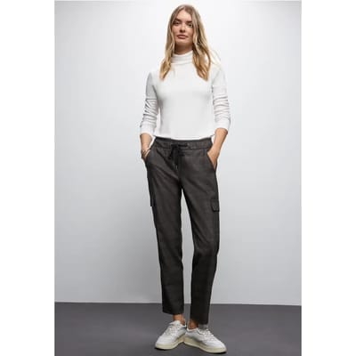 Geruite cargo broek