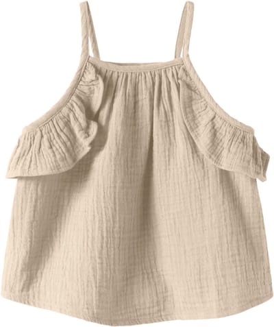 Name It - Strap Top - NMFHIISA - Mousseline - Sand - Maat 92