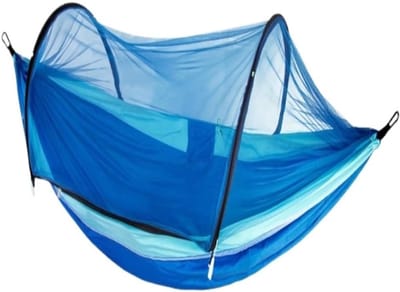 Hangmat met Klamboe - Kampeerhangmat Parachutedoek - Buiten Ontspannen - Anti-rollover Ontwerp - Niet gespecificeerd - C