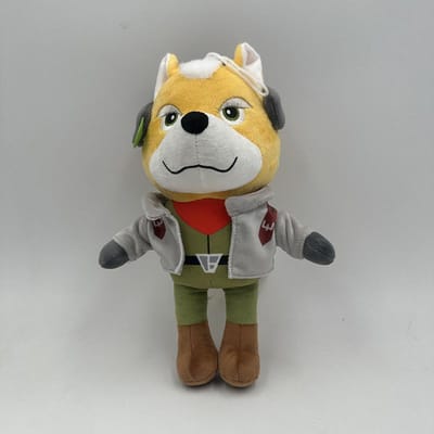 Star Fox Serie Pluche Speelgoed - Zacht Gevuld Figuur Van Falco Peppy Slippy Schattig Game-Thema Woondecoratie Verjaardagscadeau Voor Fans gray