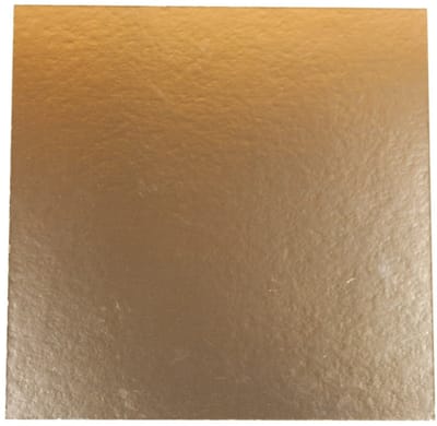 Taartkarton Vierkant Goud/Zwart 20x20cm 50st.