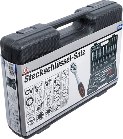BGS Dopsleutelset 1/4 en 1/2 108 delig
