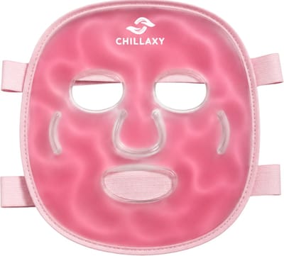 Chillaxy - Koelmasker - Cold masker - Migraine masker - Oogmasker - ijsmasker - Gezichtsmasker - Roze