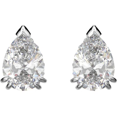 Swarovski Millenia Peergeslepen Rhodium Vergulde Oorbellen Damesoorbellen 5636713 Box (Random Color) white