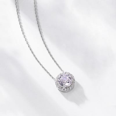 Nieuwe S925 Zilveren Millennium Rose Cut 3a Zirkonium Ketting Vrouwelijk met Zirkoon Sleutelbeenketting Lichte Luxe white