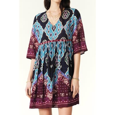 BA&SH Robe Maddy Marine Size: S | Mini Dresses Outlet | Dames | Blauw