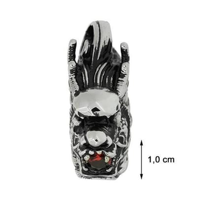 Blinx Jewels Stalen Hanger Drakenhoofd