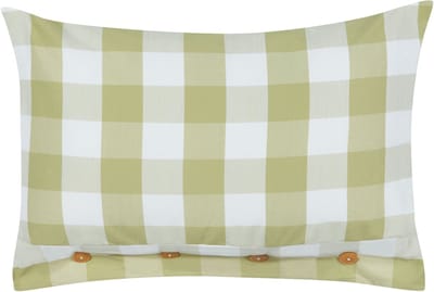 TAMNINE - Sierkussen - Lichtgroen - 40 x 60 cm - Polyester