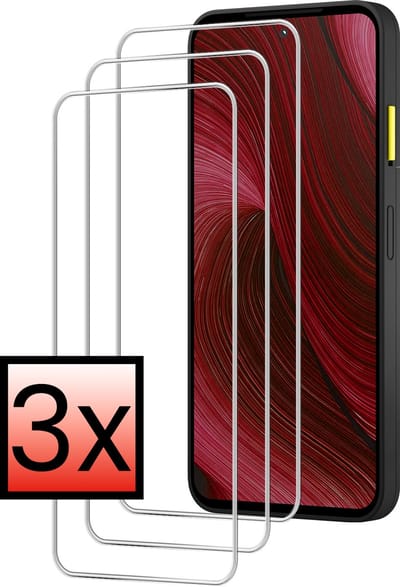 Screenprotector - 3 Stuks - Geschikt voor Fairphone 6 - Extra Sterk - Beschermglas - Gehard Glas - Tempered Glass - Screen Protector - Bescherm Cover