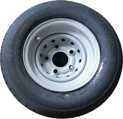 Compleet aanhanger wiel - 195/55R10C - steekmaat: 5x112 - draagvermogen: 750 kg - naafdiameter: 67 mm - 10PR - ET-4